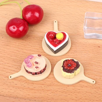 1:12 Miniatură Drăguț Mini Prăjituri Desert Pentru BJD Păpuși Bucătărie Pretinde Juca Jucării Casa Papusa Accesorii