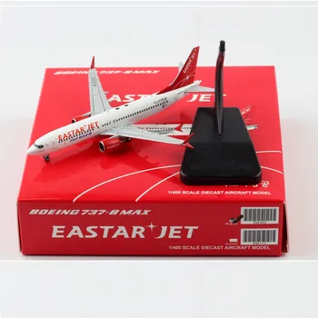 1:400 Model la Scară B737-8 MAX 8 HL8341 XX4098 Coreea EASTAR JET Airlines turnat sub presiune din Aliaj de Avioane de Jucărie de Afișare Colecție Decor