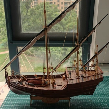 1/50 Nina 1792 Italian Clasic Din Lemn Cu Panze Model Columb Expediție A Flotei De Nave Din Lemn Model Kit