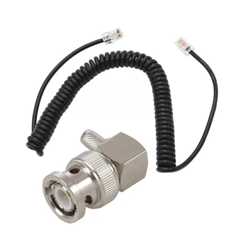 1 Buc BNC Male Plug Unghi Drept Sertizare RF Coaxial Adaptor Conector & 1 Buc 8pini Microfon cu Cablu Cablu