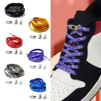 1 Pereche De Caju Flori Șireturi Elastice Nu-Și Lege Șireturile De Blocare Din Metal Bărbat Și Femeie Pantofi Accesorii Leneș Șireturile De La Adidași