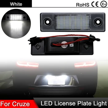 1 Pereche Pentru Chevrolet Cruze 2011 2012 2013 2014 Înaltă Luminozitate LED Alb de Lumină de inmatriculare Lămpii Numărului de Înmatriculare