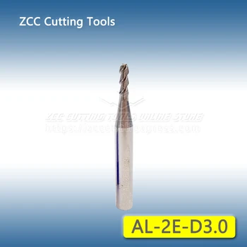 1 buc AL-2E-D3.0 ZCC 3mm Carbură Solidă End Mill 2 Futes freze pentru Aluminiu
