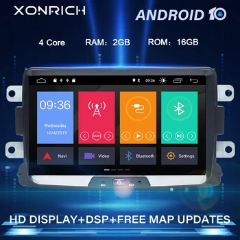 1 din android 10 Auto multimedia gps navigatie Pentru Dacia Lodgy Logan Duster Sandero Renault Captur/Lada/Xray DVD player radio
