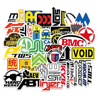 10/30/50PCS Modificat Masina de Curse Logo-ul de Creatie Graffiti Copii Autocolante de Bagaje Laptop de Jucărie Clasic Bicicleta Autocolante en-Gros