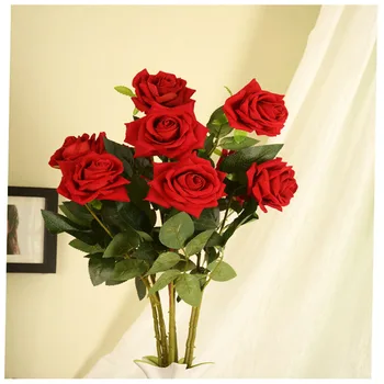 10 CM 1BUC Romantic Rose Flori Artificiale DIY Roșu de Mătase Roz de Flori False pentru Petrecerea Acasă Decorare Nunta Ziua Îndrăgostiților