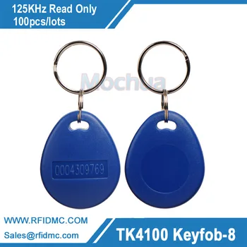 100 Buc TK4100 125Khz RFID Apropierea Semn ID Tag Cheie Keyfobs Compatibile EM4100