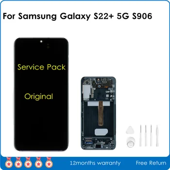 100% Service Pack Original Ecran Pentru Samsung Galaxy S22+ Plus 5G S906 Ecran LCD Tactil Digitizer Inlocuire