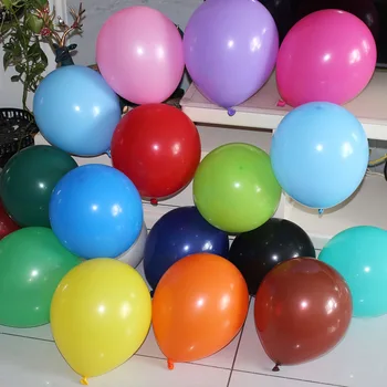 100buc Îngroșarea rotund globos 10inch 2.2 g 100% latex, baloane, bomboane, baloane craciun fericit ziua de naștere petrecere de nunta balon