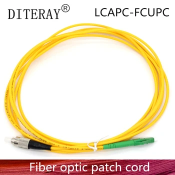 10BUC/LOT LC/APC la FC/UPC Fiber Optic Patch Cord Cablu LC-FC 3M Jumper Singur Modul Simplex 2.0 mm, 3.0 mm Optice Fibra Optica