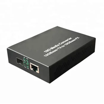 10Gbps de Mare viteză prin Fibră Optică Ethernet 10G SFP Media Converter+/XFP Să RJ45 Media Converter