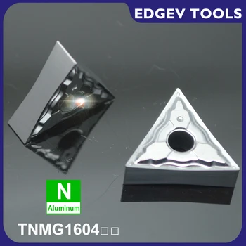 10buc Aluminiu Carbură Inserturi TNMG160402 TNMG160404 TNMG160408 Strung CNC Cutter Instrumente de Cotitură Externe Instrument de Tăiere