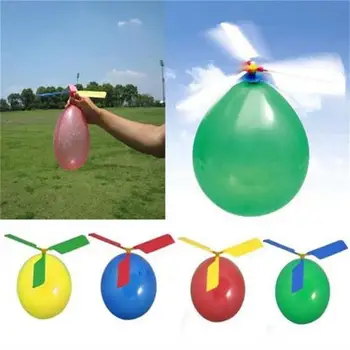 10buc Elicopter, Balon Portabil în aer liber, Joc de Zbor Balon de Jucărie Petrecere Decoratiuni Copii Cadou Consumabile Partid #30