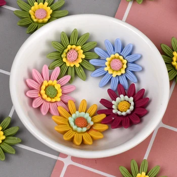 10buc/Punga Rășină Flori Mix Minunat Material 3D Rășină Plat Cabochon Înfrumusețarea DIY Nunta Ac de păr Accesorii Album Ambarcațiuni