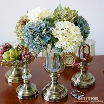 10buc/lot !!! en-gros de frumos artificiale Hortensie mici de flori false DIY mătase accesoriu pentru petrecere acasă decorare nunta