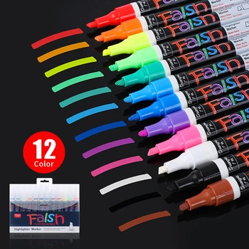 12 BUC Set Lichid Creta Stilouri-Marker poate fi ștearsă Multi Colorate Markere LED Scris Bord Fereastră de Sticlă Art 8 Culori Marker