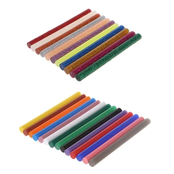 14pcs Hot Melt Glue Stick se Amestecă Culoare 7mm Vâscozitate Pentru DIY Meșteșug Jucărie Instrumente de Reparare