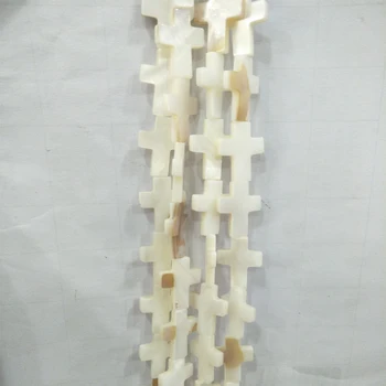 14x19mm Naturale Shell Margele Forma de Cruce Liber Seashell Margele De Moda DIY Bijuterii Accesorii Strand 15