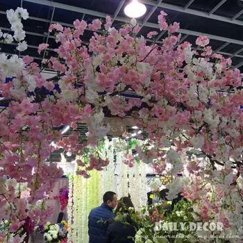 152cm mai artificiale, flori de Cires, flori de nunta arcada flori decorative consumabile fals Decora Sakura