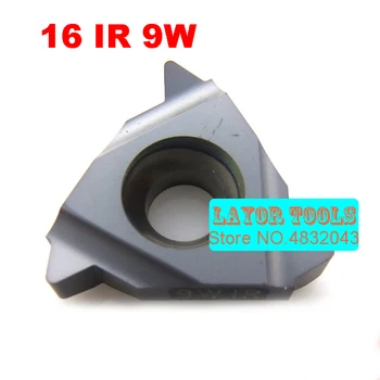 16 IR 9W,indexabile Carbură de Tungsten Filetare Strung Insertii Filetate Pentru Strung Titular,fir de Cotitură sculelor