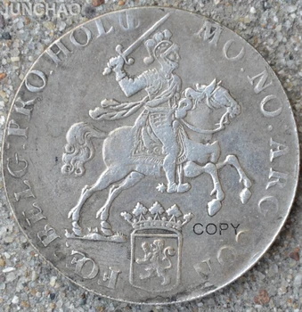 1760 Olanda cavalerul de Monede 90% argint fabricație copia monede DUȘMAN BELG:PRO. MO. NR.ARG.CON