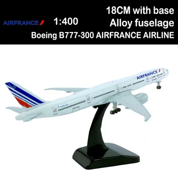 18CM 1:400 Boeing B777-300 Model AIRFRANCE companiile AERIENE din Plastic, Aliaj de Avion Avion Avion de Afișare Statică Copii Jucarii Cadou