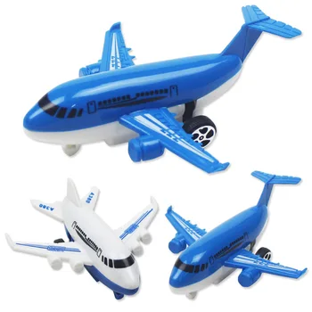 1BUC Nou Durabil Trage înapoi de Aer Model de Autobuz Copii Avion Avioane de Jucărie Pentru Copii Diecasts & Vehicule de Jucărie Rezistență La Cădere