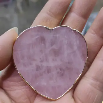 1buc Roz Inima de Cristal Coaster Agat Cupa Mat Set Pentru Iubitul de Ziua Îndrăgostiților