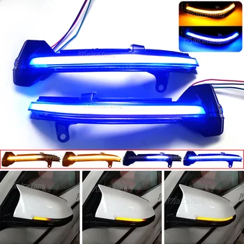 2 BUC LED-uri Dinamice de Semnalizare Oglinda Retrovizoare Lumina de Semnalizare Indicator Pentru BMW Seria 6 F06 F12 F13 Facelift 2015 2016 2017