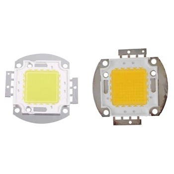 2 Buc Chip LED 100W 7500LM Bec Lampă Reflector de Mare Putere Integrat DIY Alb si Alb Cald