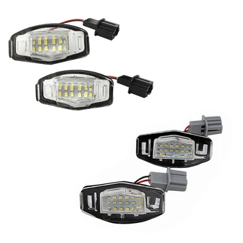 2 buc Led-uri Auto de inmatriculare Lumina de Înmatriculare Lampă de Lumină Pentru Honda Civic Honda Accord