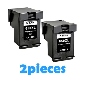 2 x DAT Compatibil Cartuș de Cerneală pentru H P 650 XL 650XL pentru H P 650 XL pentru h p Deskjet 1015 1515 2515 2545 2645 3515 4645