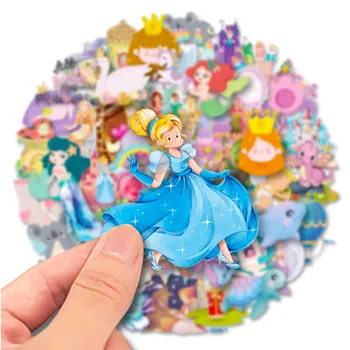 20/50 bucăți de jucării pentru copii fantezie frumoasă prințesă de basm telefon mobil, notebook-uri impermeabil autocolante decorative