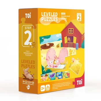 2020 Jucărie de Învățământ Nivelat puzzle pentru Copii step2 Scena de Animale să-și exercite creierului copiilor