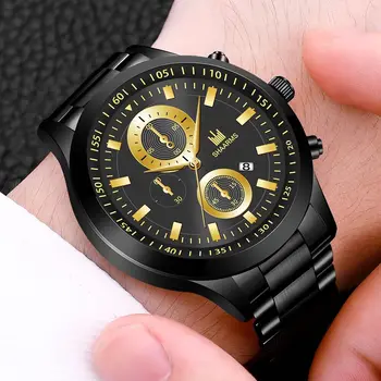 2021 Afaceri De Epocă Ceas Clasic Renumit Brand De Ceasuri Barbati Din Oțel Inoxidabil Rezistent La Apa Data De Cuarț Relogio Masculino Reloj
