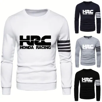 2021 Primavara Toamna anului Nou Hanorac Barbati HRC Cursa de Motociclete de Imprimare Casual Despicare Men ' s Bumbac de Înaltă Calitate Bărbați hoodie