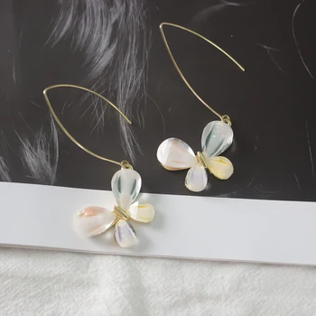 2021 moda fluture cercei rășină metal boemia cercei potrivit pentru femei beach party bijuterii cercei cadou