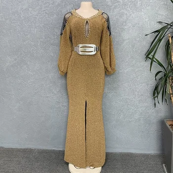 2022 Abaya Dubai Caftan Musulmane Hijab Lung Rochie Maxi Din Africa De Rochii De Seara Pentru Femei, Kimono-Halat Femme Caftan Islam Îmbrăcăminte