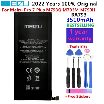 2022 Ani 100% Original Pentru Meizu Pro 7 Plus M793Q M793M M793H Baterie de Mare Capacitate BA793 Smartphone Înlocuire 3510mAh