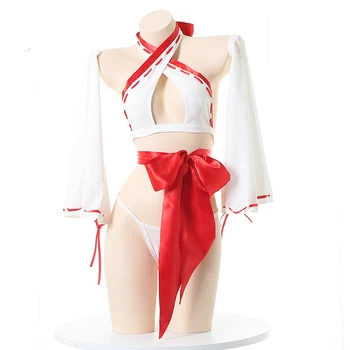 2022 Noi Femei Costume Cosplay Kimono Japonez Costum Sexy Vrajitoare Anime Lenjerie cămașă de noapte Erotic Uniforma Porno Jocuri Haine