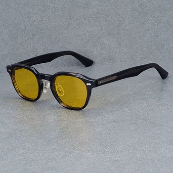 2022 Nouă Epocă ochelari de Soare Moda Neregulate Poligon de Design Greu de Acetat de Cadru UV400 Polarizate TAC Obiectiv Femei Om de Înaltă Calitate