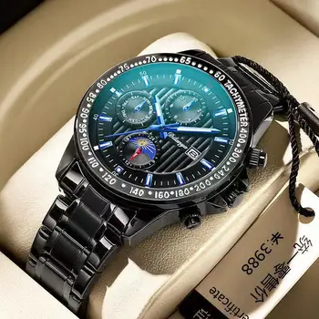 2022 Vintage Ceas Clasic Pentru Bărbați Ceasuri Din Oțel Inoxidabil Rezistent La Apa Data Curea Din Otel Sport Cuarț Armata Relogio Masculino Reloj