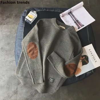 2022 nouă primăvară Pulover casual barbati moda pulover cald solidă de înaltă calitate de toamna cu maneca lunga pentru tineret oana-pulovere gât
