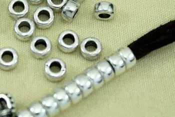 20buc/1lot 5mm Argint Tibetan Roata margele Antic Liber Șirag de mărgele Margele Spacer pentru DIY Bijuterii brățară Aliaj accesorii