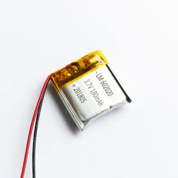 20buc 3.7 V 180mah 602020 Litiu Ion Polimer Baterie 2.0 mm conectori JST se Potriveste Pentru MP3 GPS