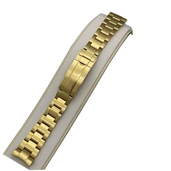 20mm aur Watchband 316L din Oțel Inoxidabil ceasuri Barbati Bratara Bratara Accesorii, piese de schimb pentru submariner daytona nh35 caz