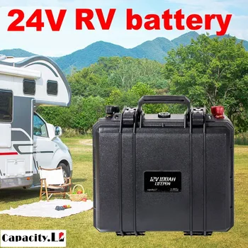 24V 50AH lifepo4 baterie litiu 50ah baterie reîncărcabilă cu bricheta BMS în aer liber camping RV moter Invertor