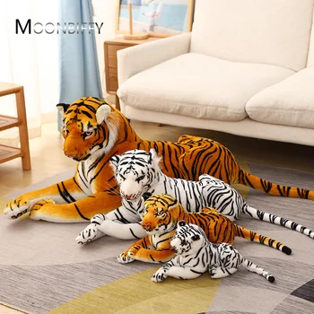 25cm Viața Reală Tigru de Pluș Jucărie Moale Animale Împăiate Păpușă Copii Cadouri de Vacanță Moale Jucarii Model Cadouri Jucarii pentru Copii