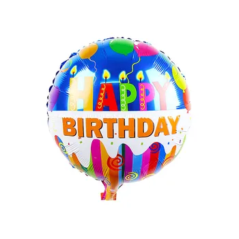 25pcs/lot 18inch fericit ziua de naștere tort, baloane folie copii ziua de decor globos Fericit ziua de naștere partidul decor consumabile