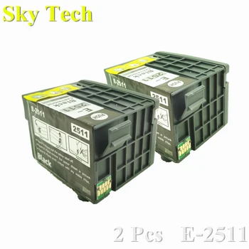 2PK Compatibil Pigment Ink Cartridge Pentru E-2511 , T2511 Pentru Epson WorkForce WF-M1561